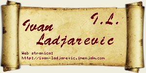 Ivan Lađarević vizit kartica